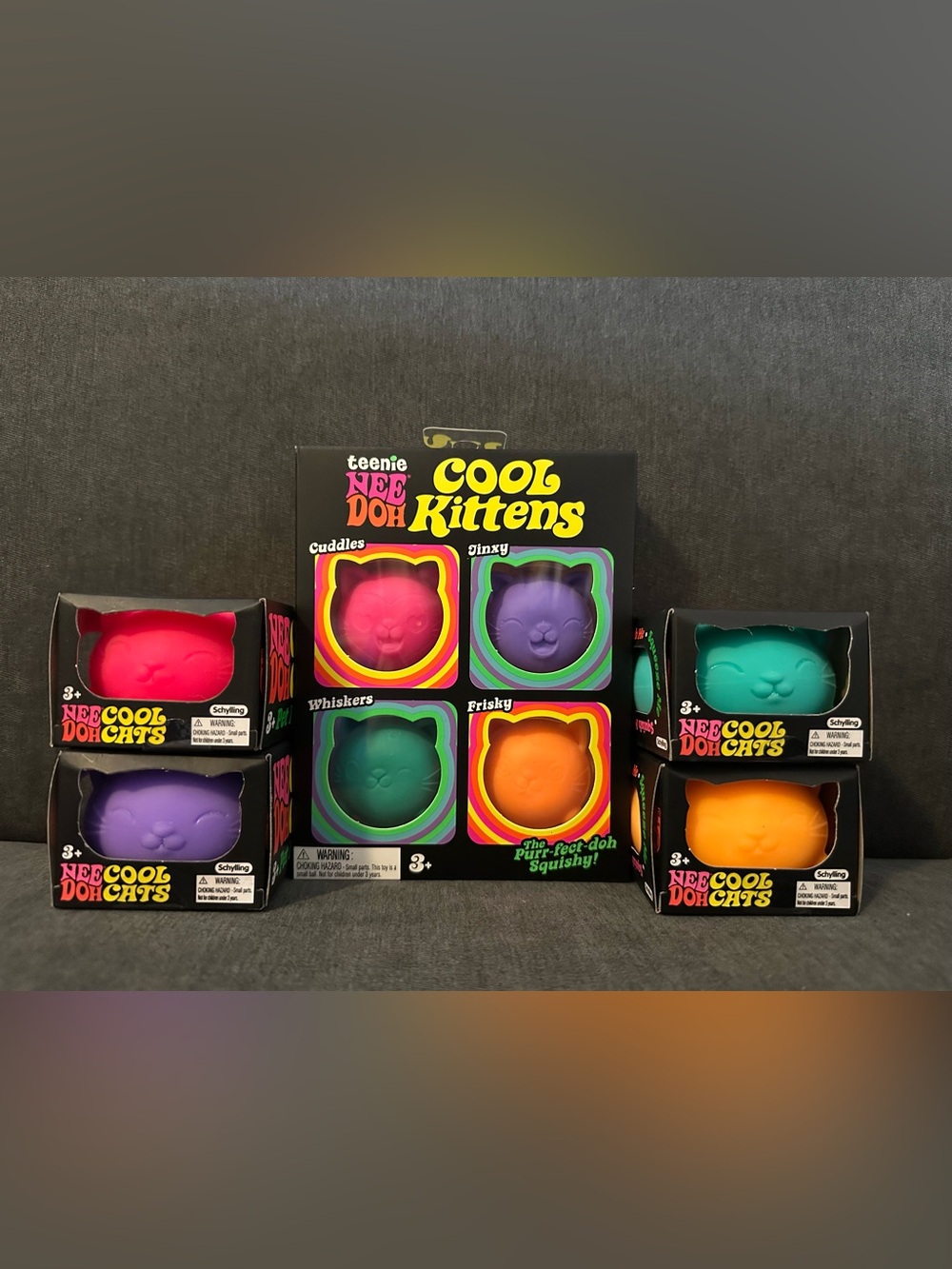 NeeDoh Cool Super Kitty Bundle NWT (8 items)